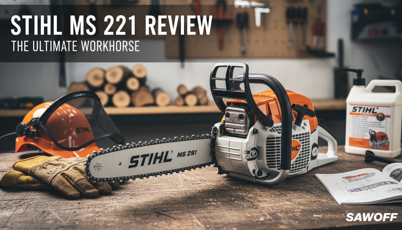 Stihl MS 291 gas saw review. Professional Review
